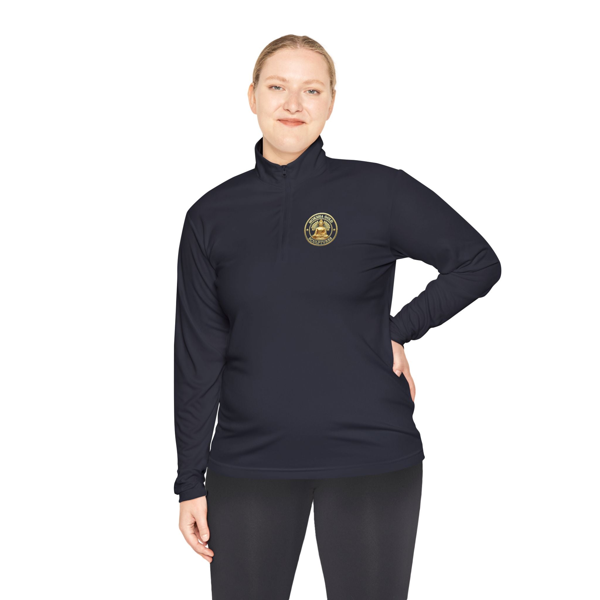 Quarter-Zip Pullover - Gold Coin Smile Logo