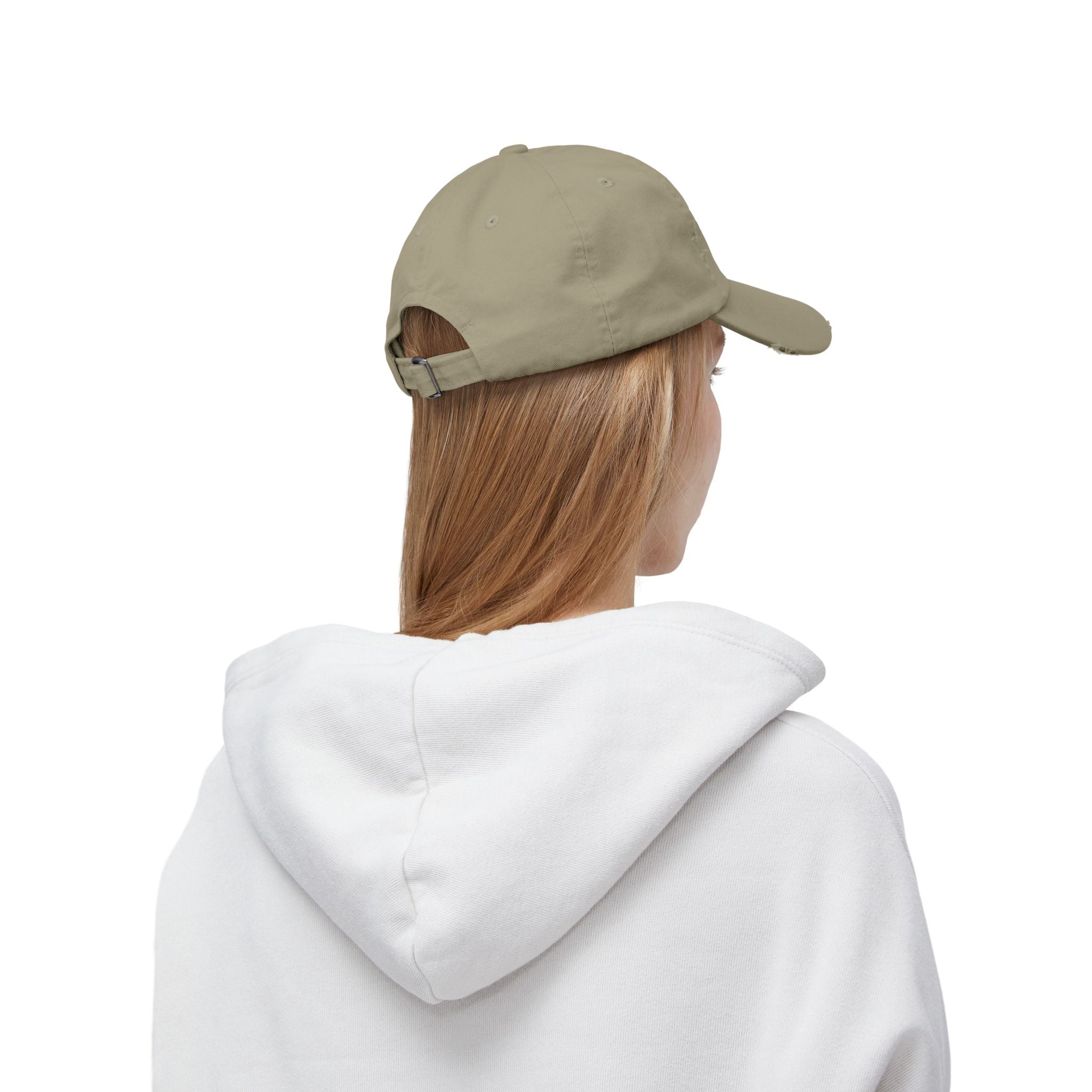Distressed Baseball Cap — 2026 Olympic Crest Vintage Patch