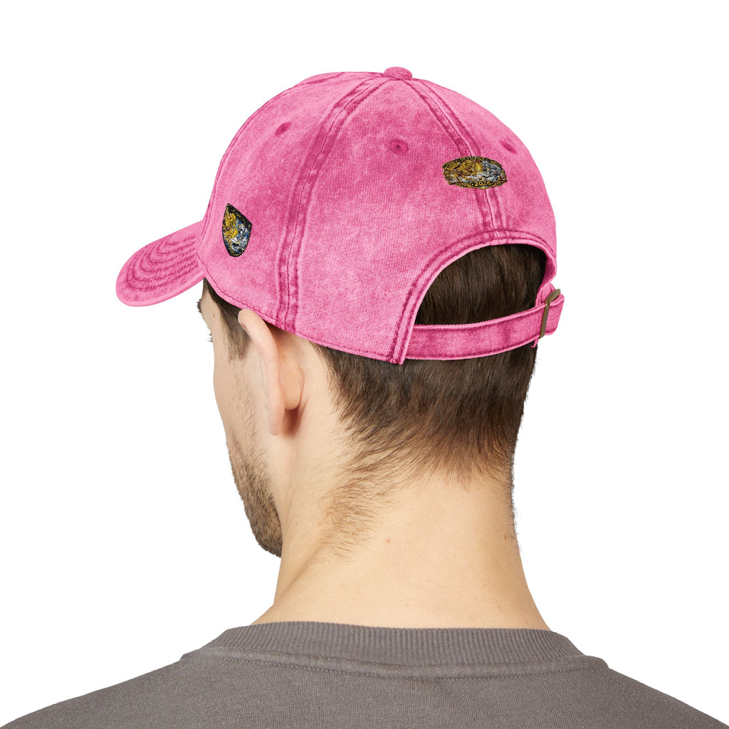 Vintage Embroidered Baseball Cap — Gold Nugget Patch