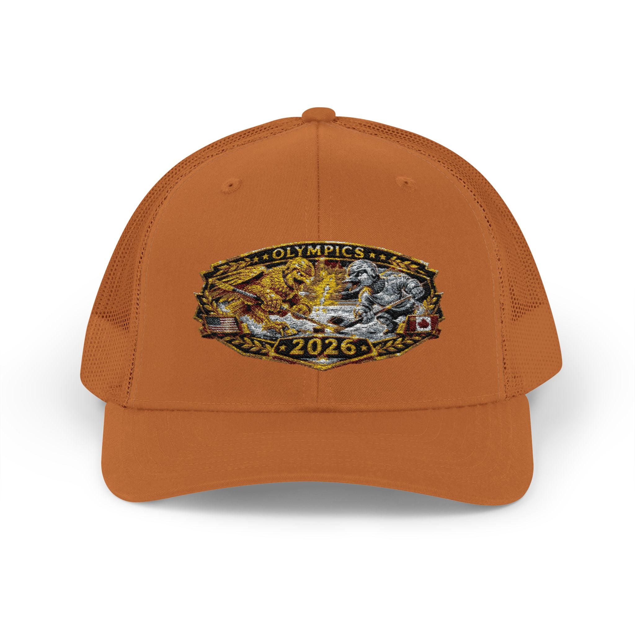 2026 Gold Rush Bear Patch Snapback Trucker Hat