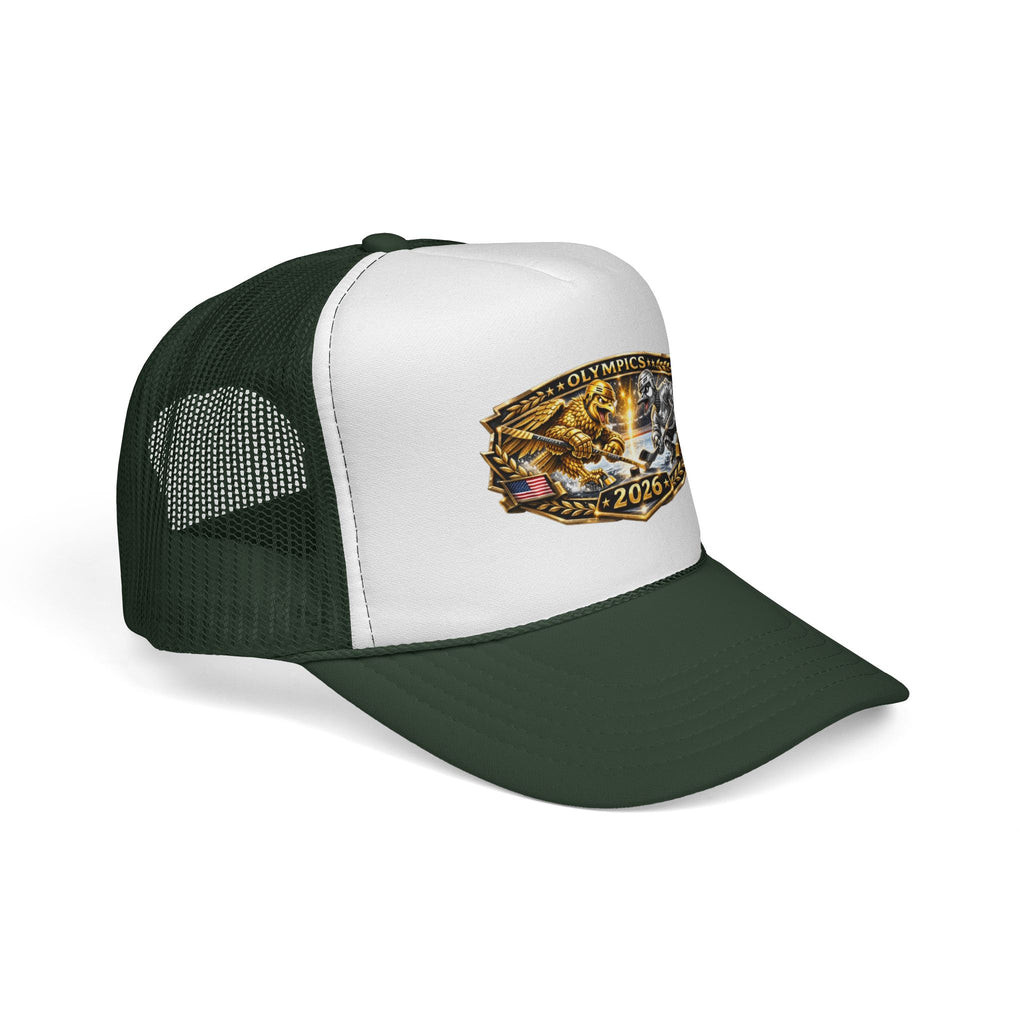 Trucker Cap — 2026 Olympics Vintage Crest Design