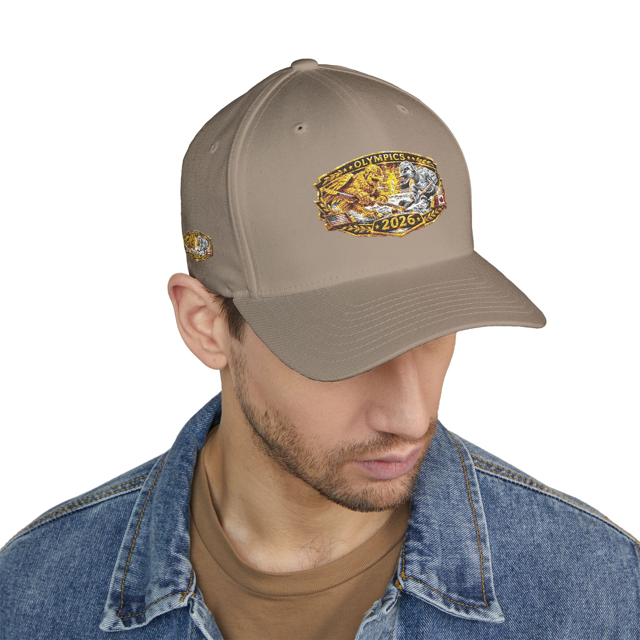 Embroidered Gold & Silver Belt-Style Patch Cap — 2023 Championship Design