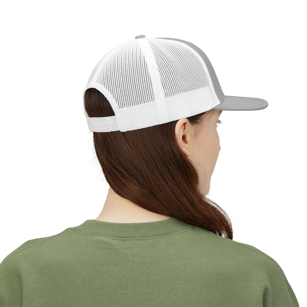 Embroidered Trucker Cap — Classic Gold Crest Snapback