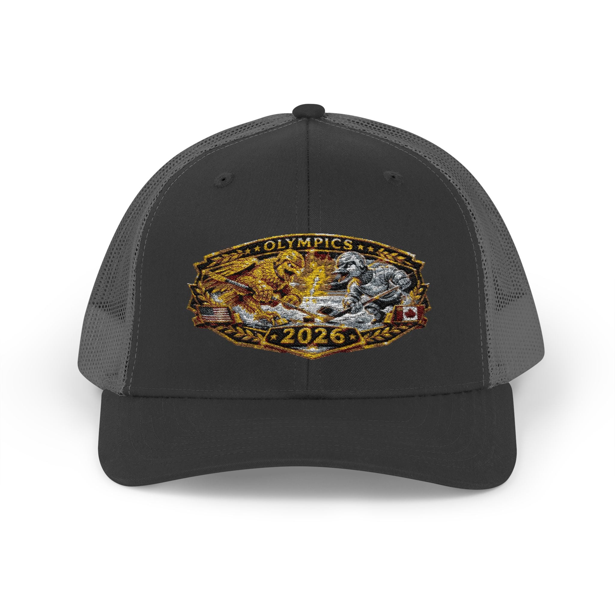 2026 Gold Rush Bear Patch Snapback Trucker Hat