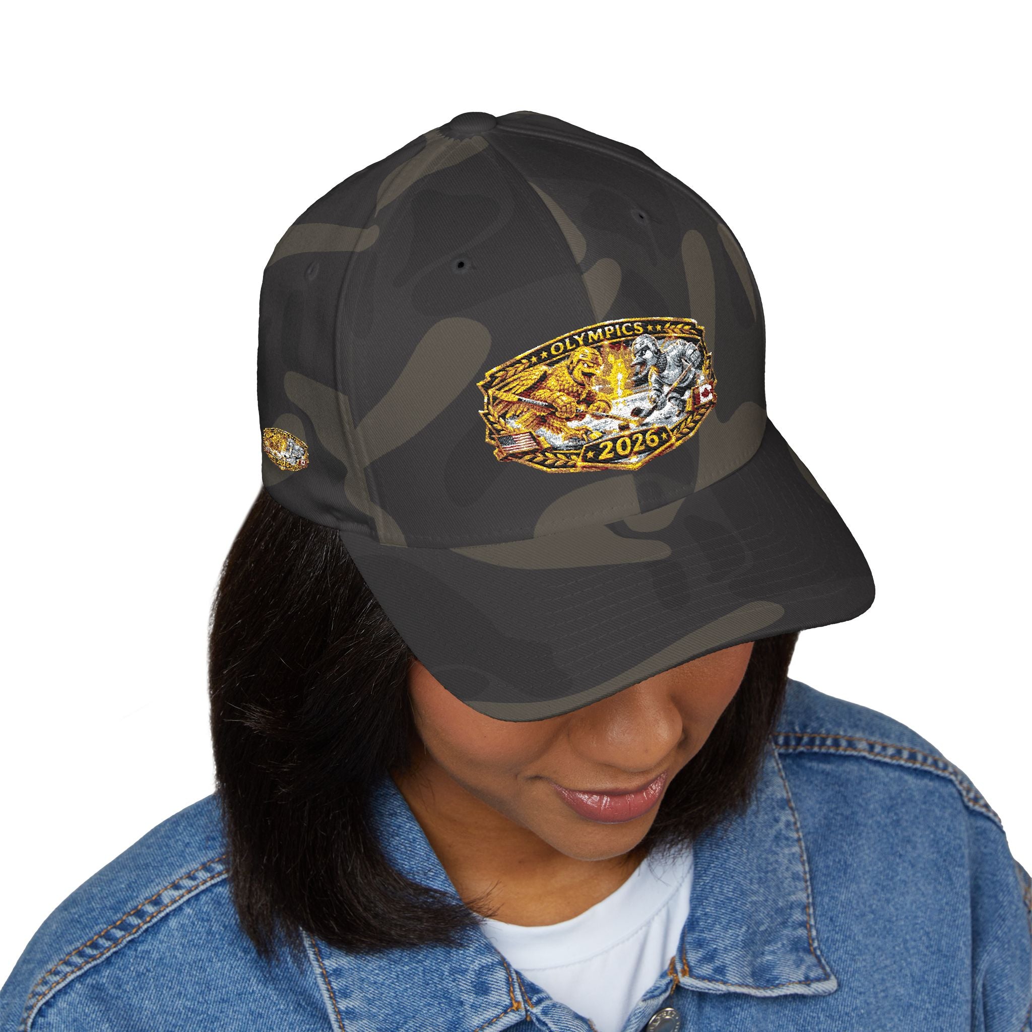 Embroidered Gold & Silver Belt-Style Patch Cap — 2023 Championship Design