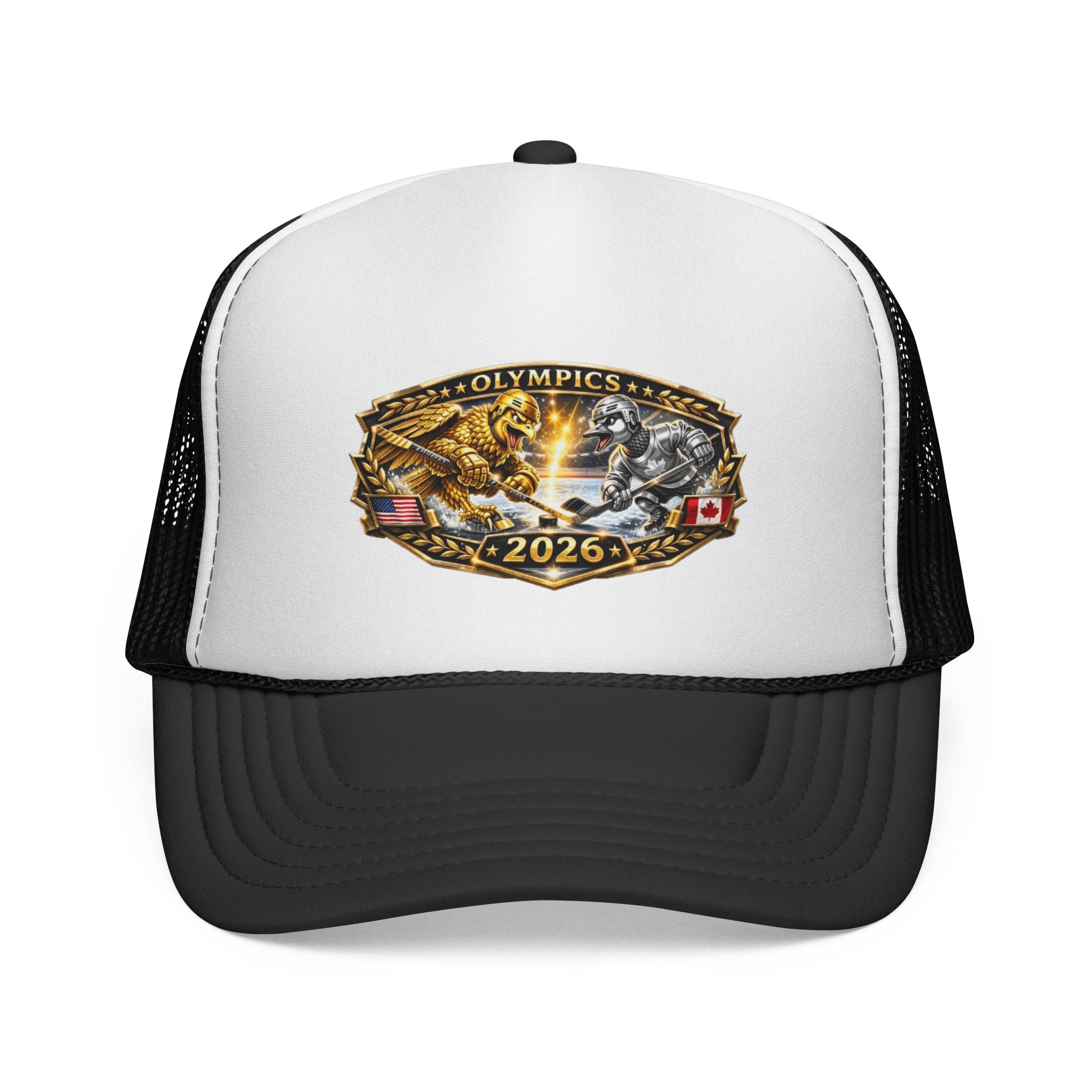 Trucker Cap — 2026 Olympics Vintage Crest Design