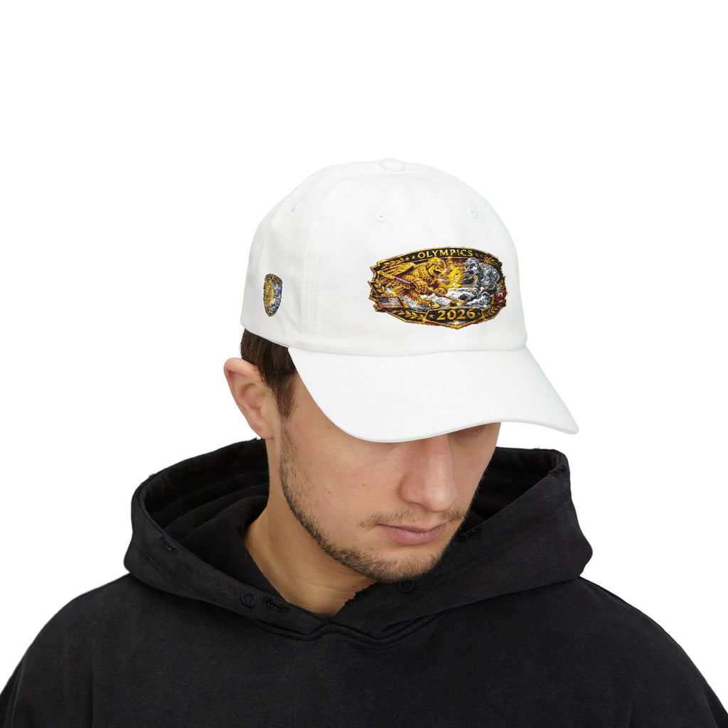 2026 Olympic Champion Dad Cap - Gold Medal Vintage Embroidered Baseball Hat