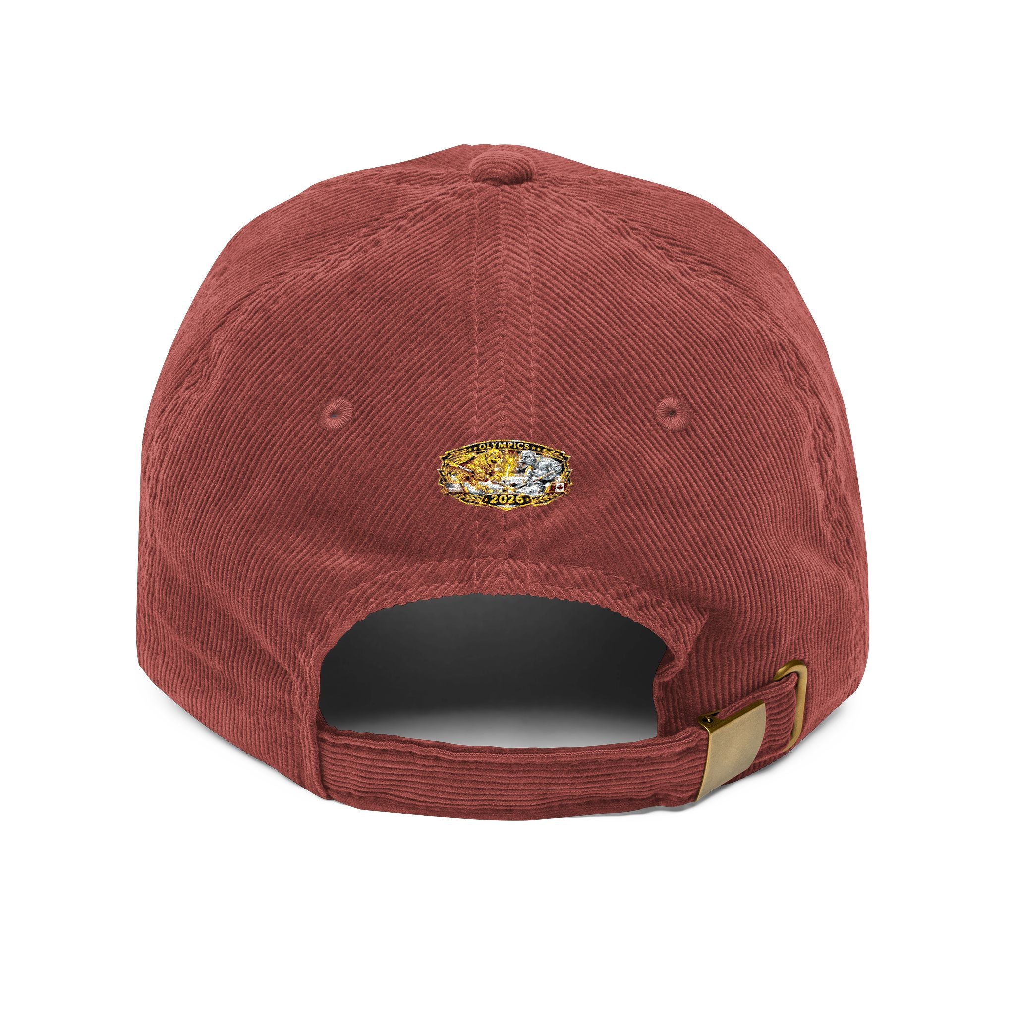 Vintage Corduroy Embroidered Cap — 2026 Trophy Patch Dad Hat