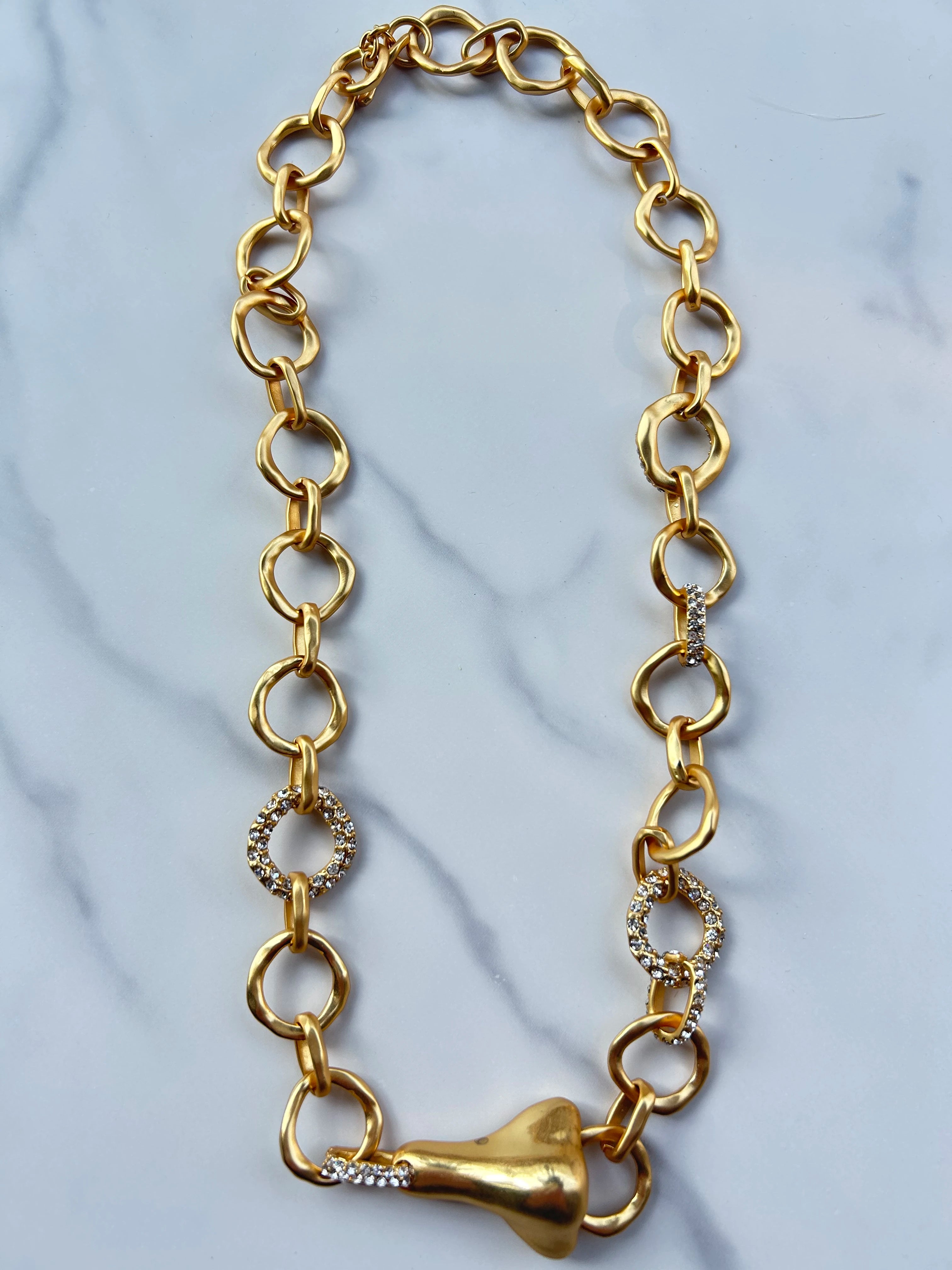 Gold Elephant Pendant Necklace - Spiritual Wildlife Jewelry