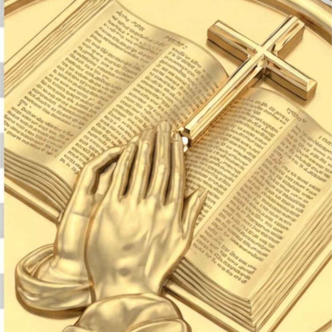 Praying Hands Bible Pendant Necklace with Cross – Christian Faith Jewelry