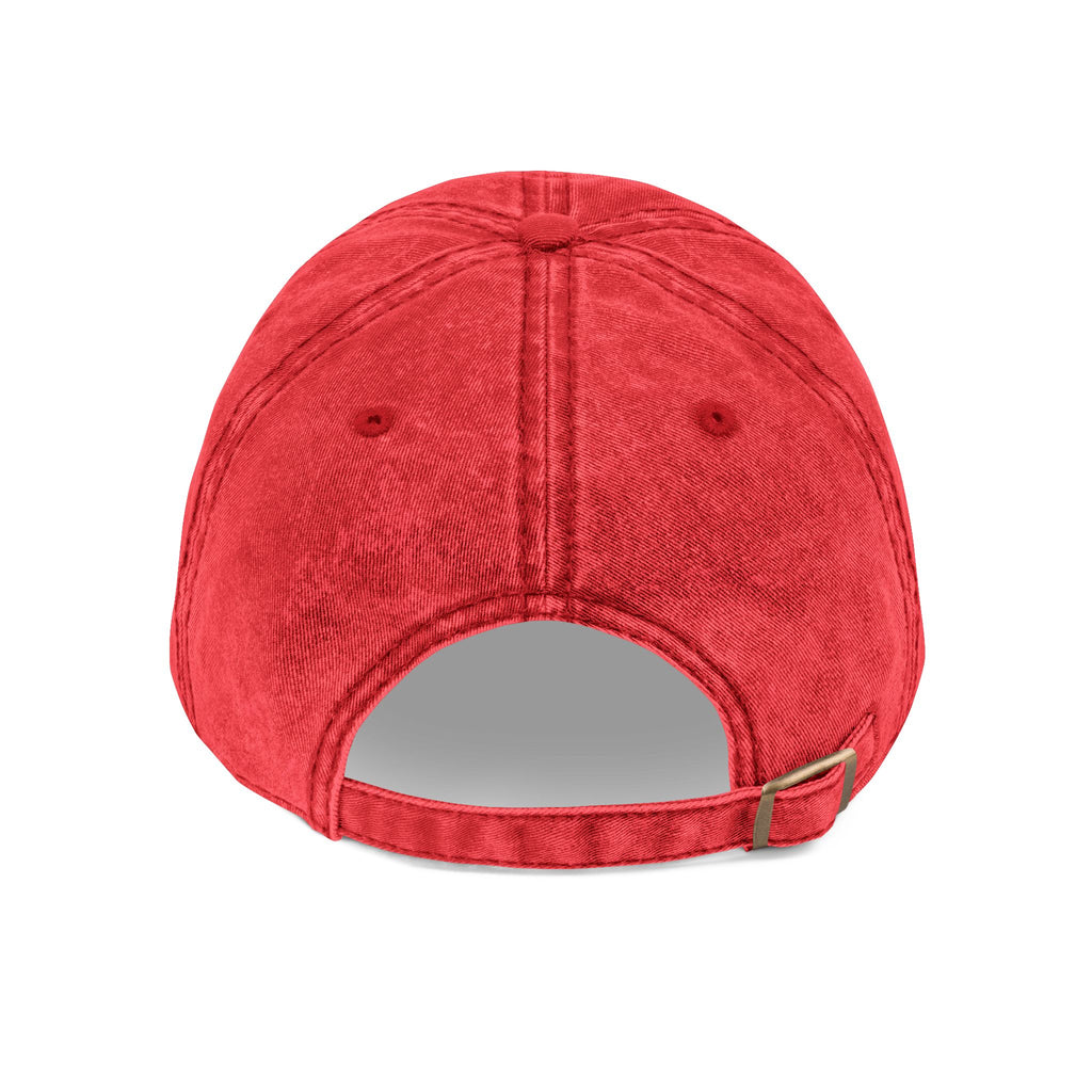 Vintage Embroidered Cap – Gold Seal Logo Hat
