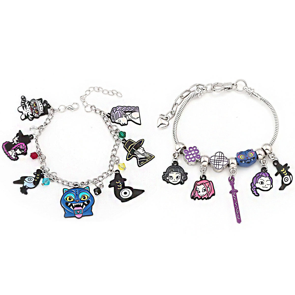 Anime Character Charm Bracelet - K-POP Demon Slayer DIY Pendant Jewelry