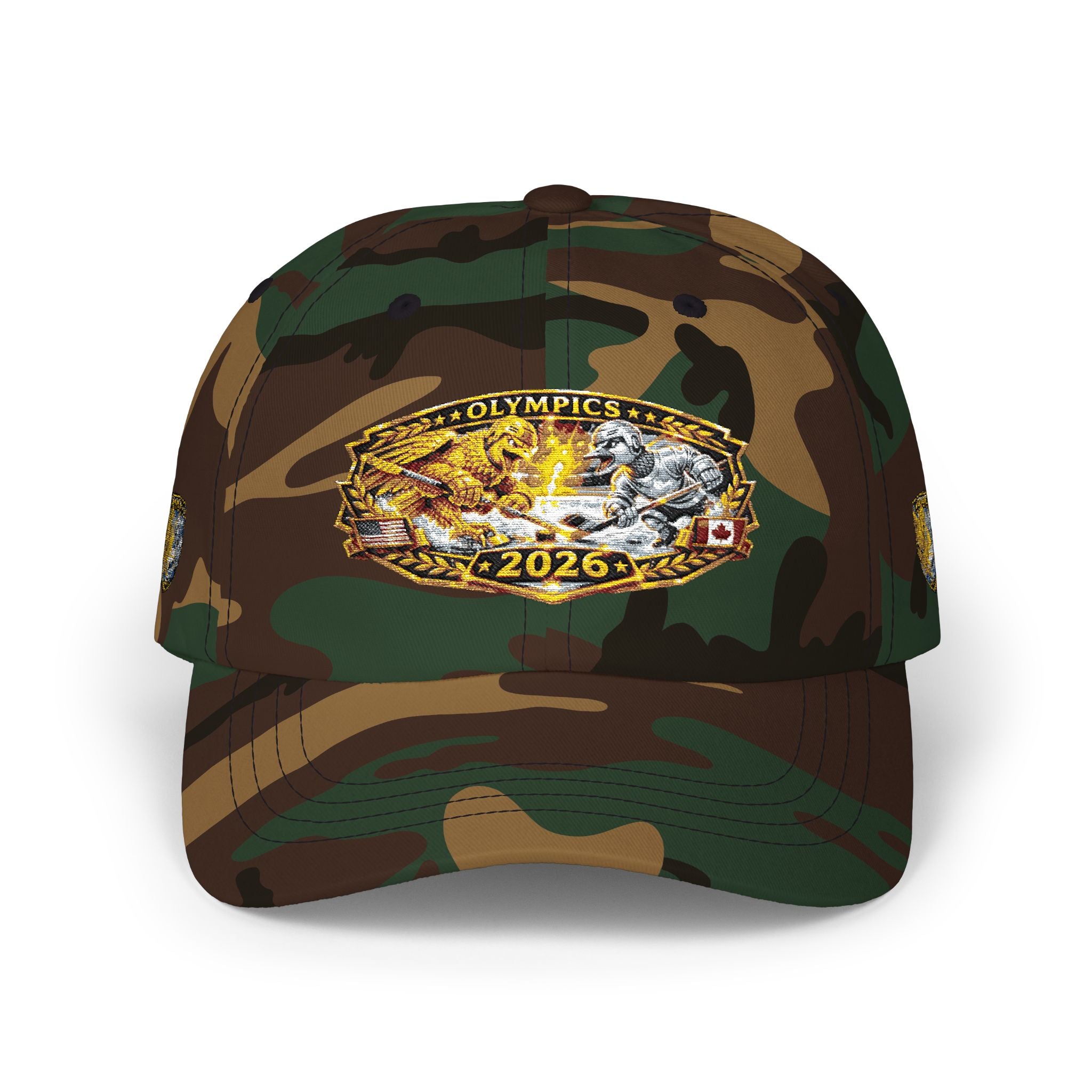 2026 Olympic Champion Dad Cap - Gold Medal Vintage Embroidered Baseball Hat