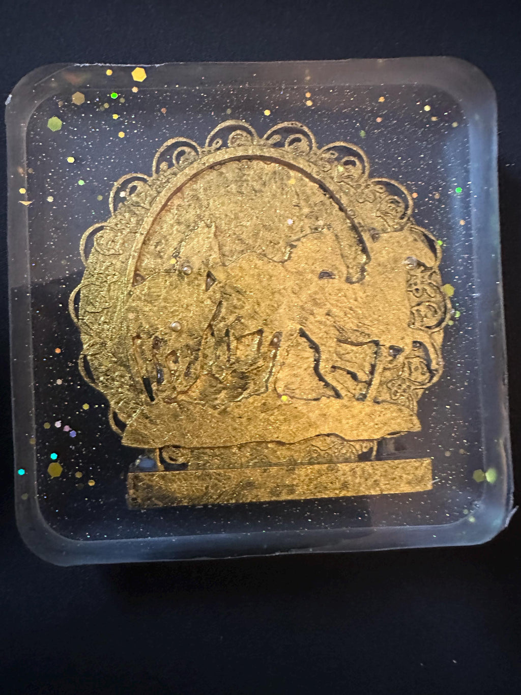 3D Equestrian Jump Resin Coaster – Round, Square & Octagon Shapes