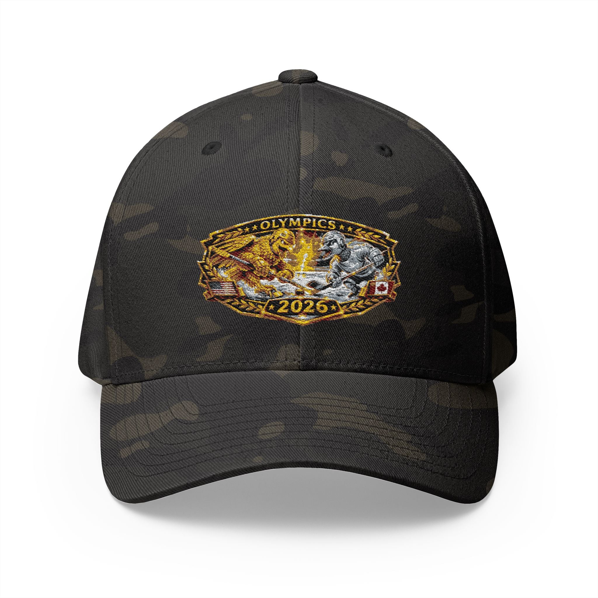 Embroidered Gold & Silver Belt-Style Patch Cap — 2023 Championship Design