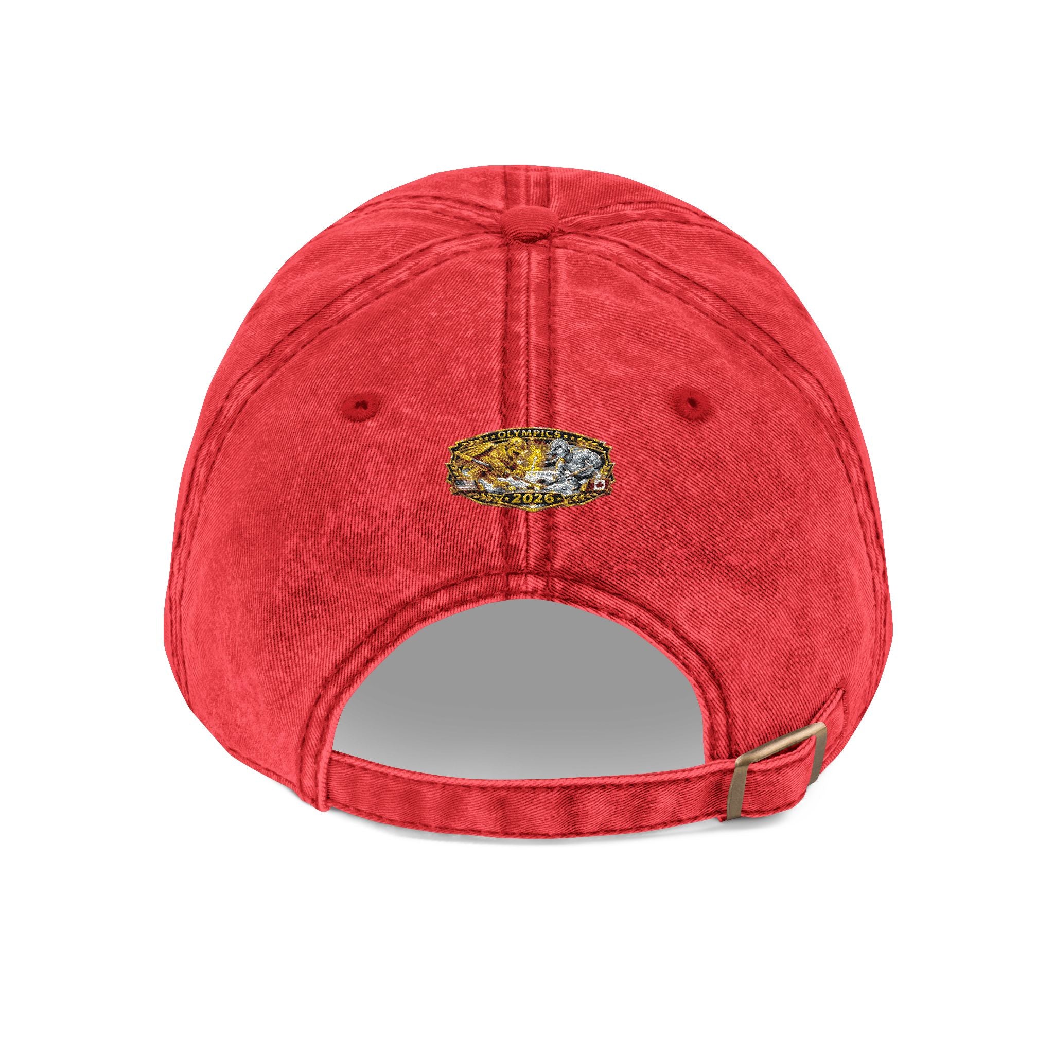 Vintage Embroidered Baseball Cap — Gold Nugget Patch
