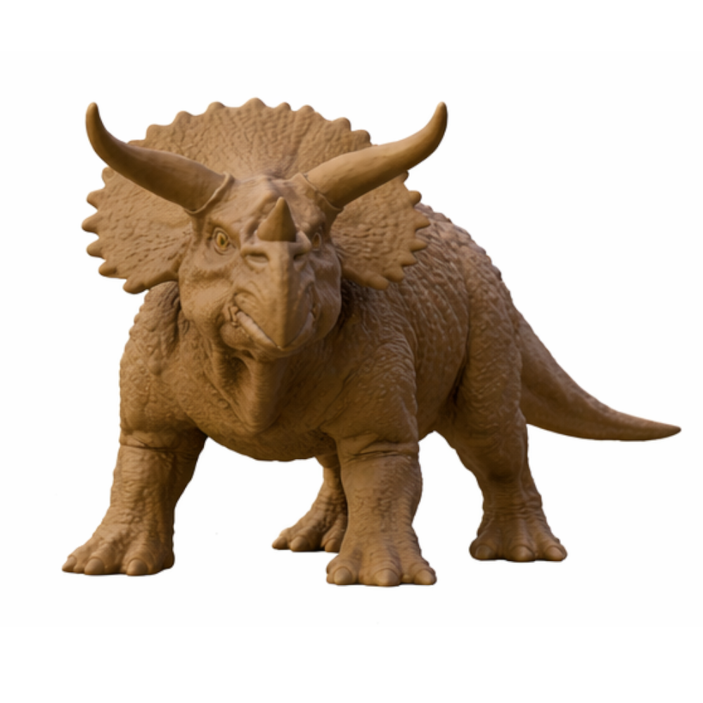 Triceratops 3D Printed Model – Dinosaur Sculpture | PLA & Smooth Nylon | Detailed Prehistoric Collectible | Various Colors