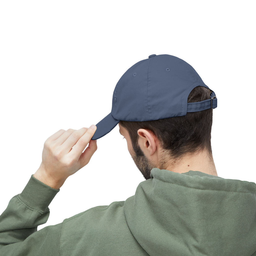 Distressed Baseball Cap — 2026 Olympic Crest Vintage Patch
