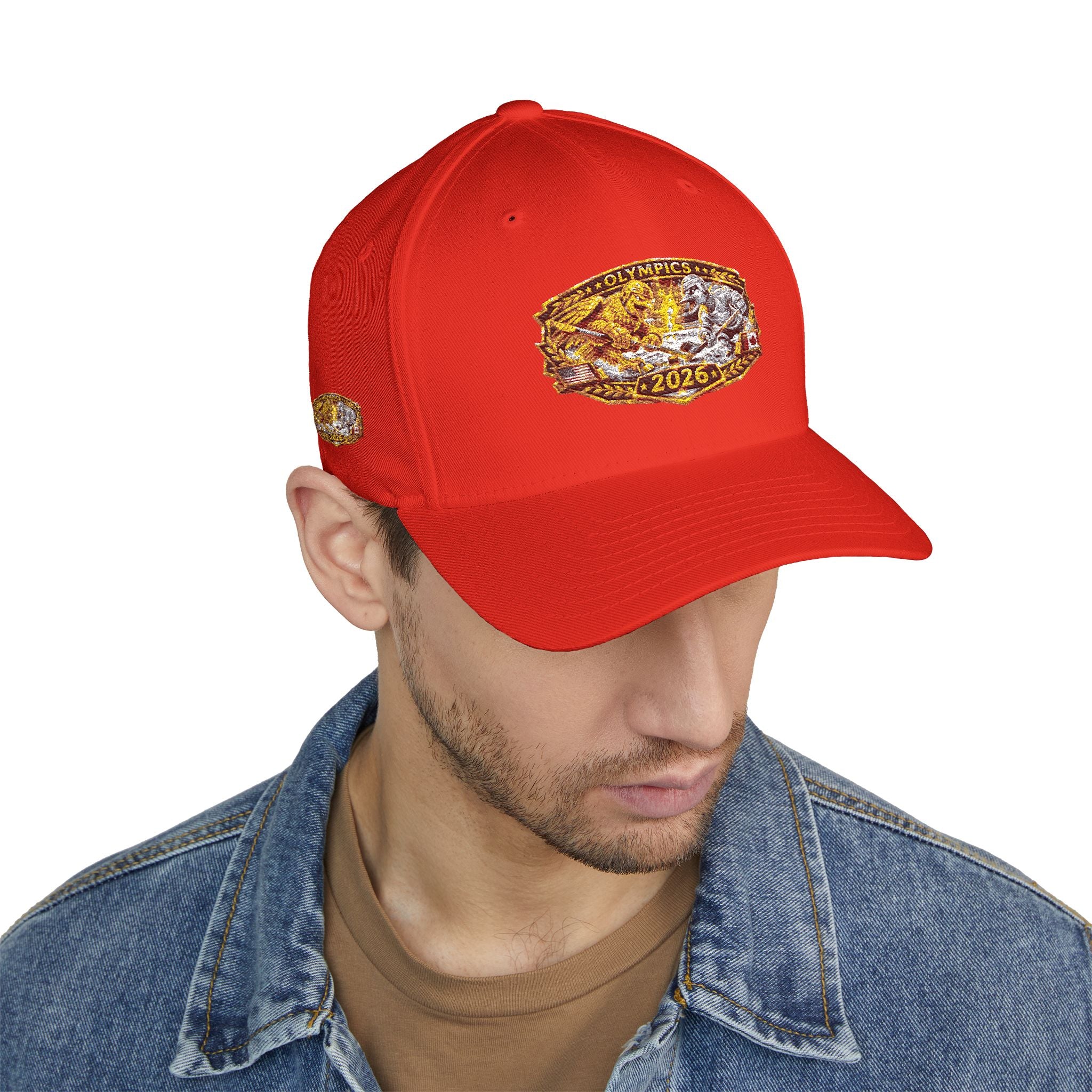 Embroidered Gold & Silver Belt-Style Patch Cap — 2023 Championship Design
