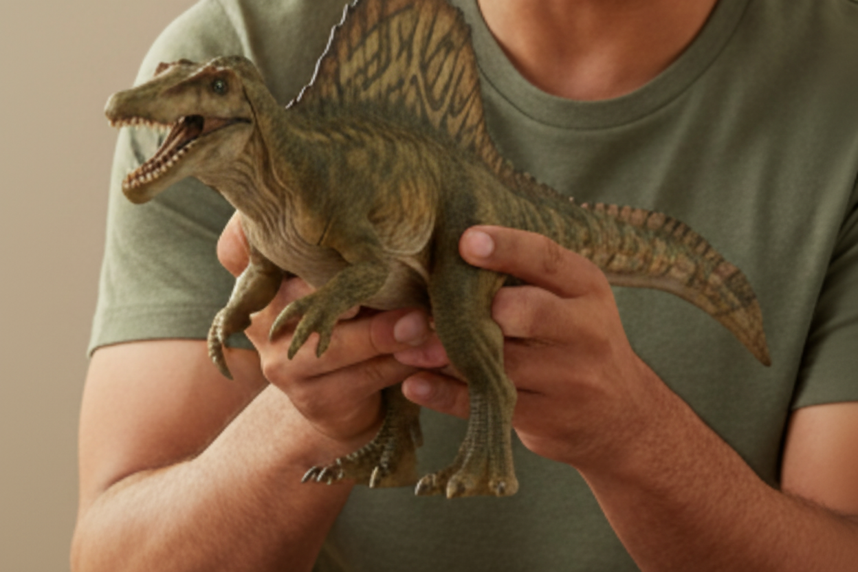 Spinosaurus Dinosaur Model | 3D Printed Miniature | Realistic Dino Figure | Desk Display Collectible | Gift for Dinosaur Lovers