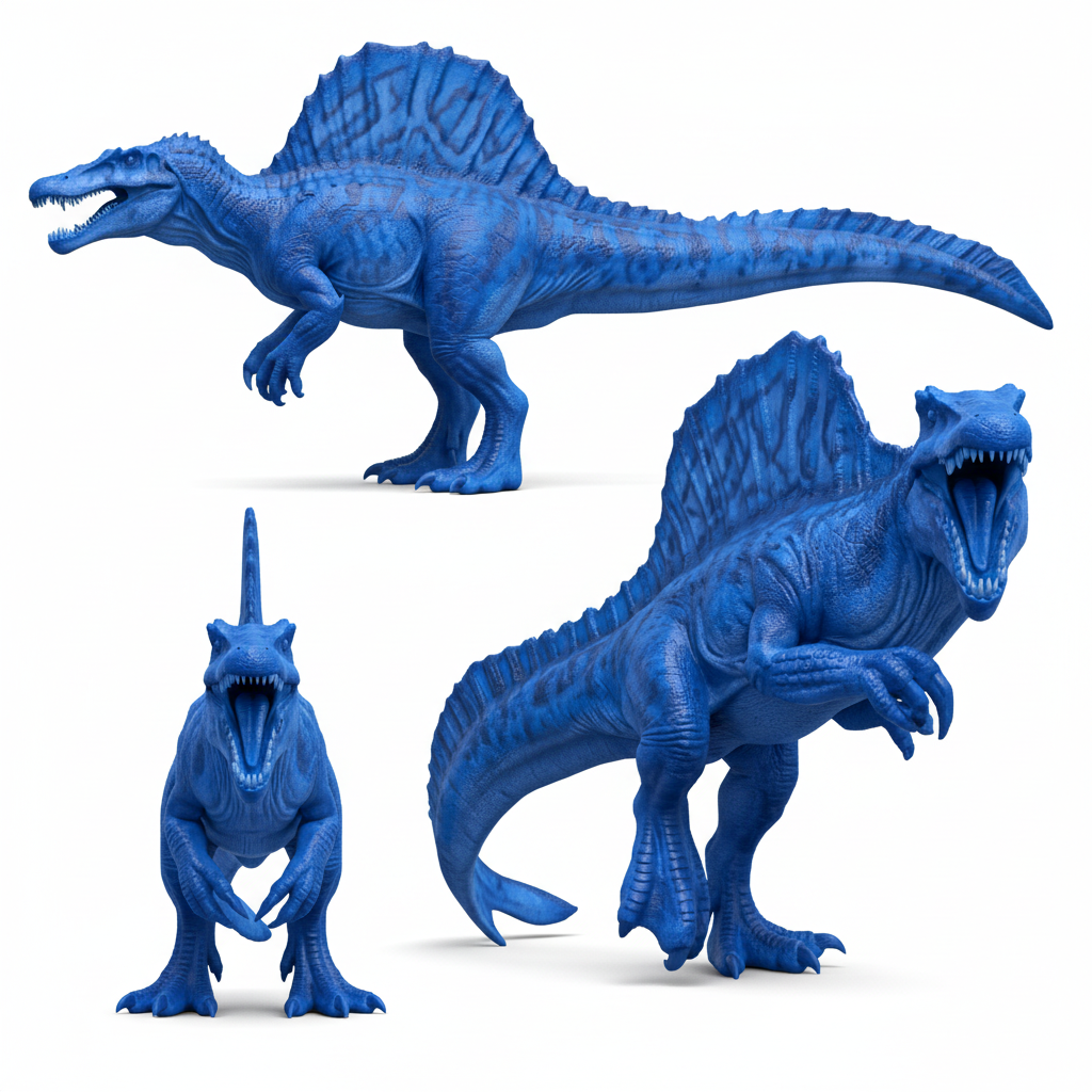 Spinosaurus Dinosaur Model | 3D Printed Miniature | Realistic Dino Figure | Desk Display Collectible | Gift for Dinosaur Lovers
