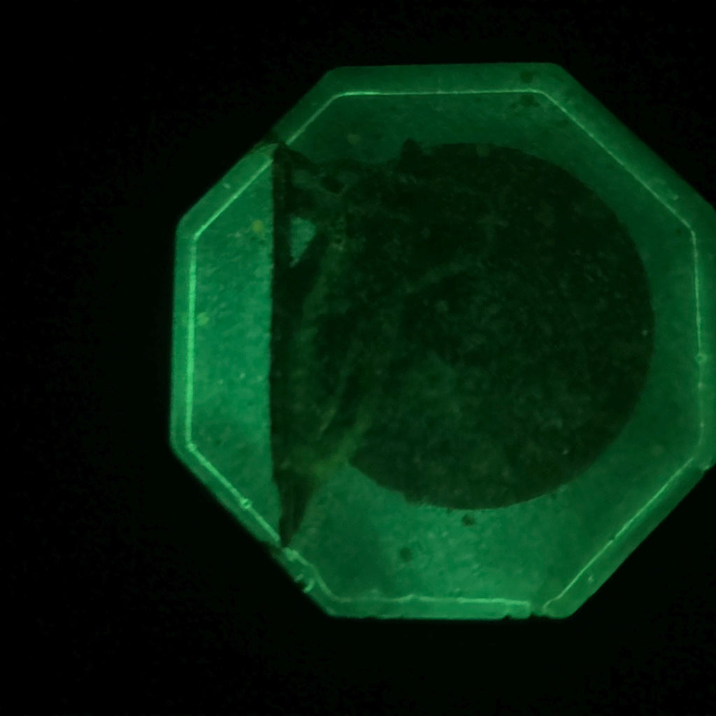 Glow in the Dark Sphinx Resin Coasters - Hand-Painted Set of 3