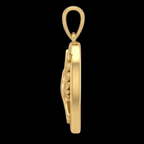 3D Dove Pendant – Gold-Plated or Sterling Silver Valentine's Necklace