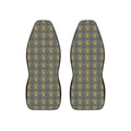 Gold Buddha Pattern Car Seat Covers — Polyester Front Seat Protector
