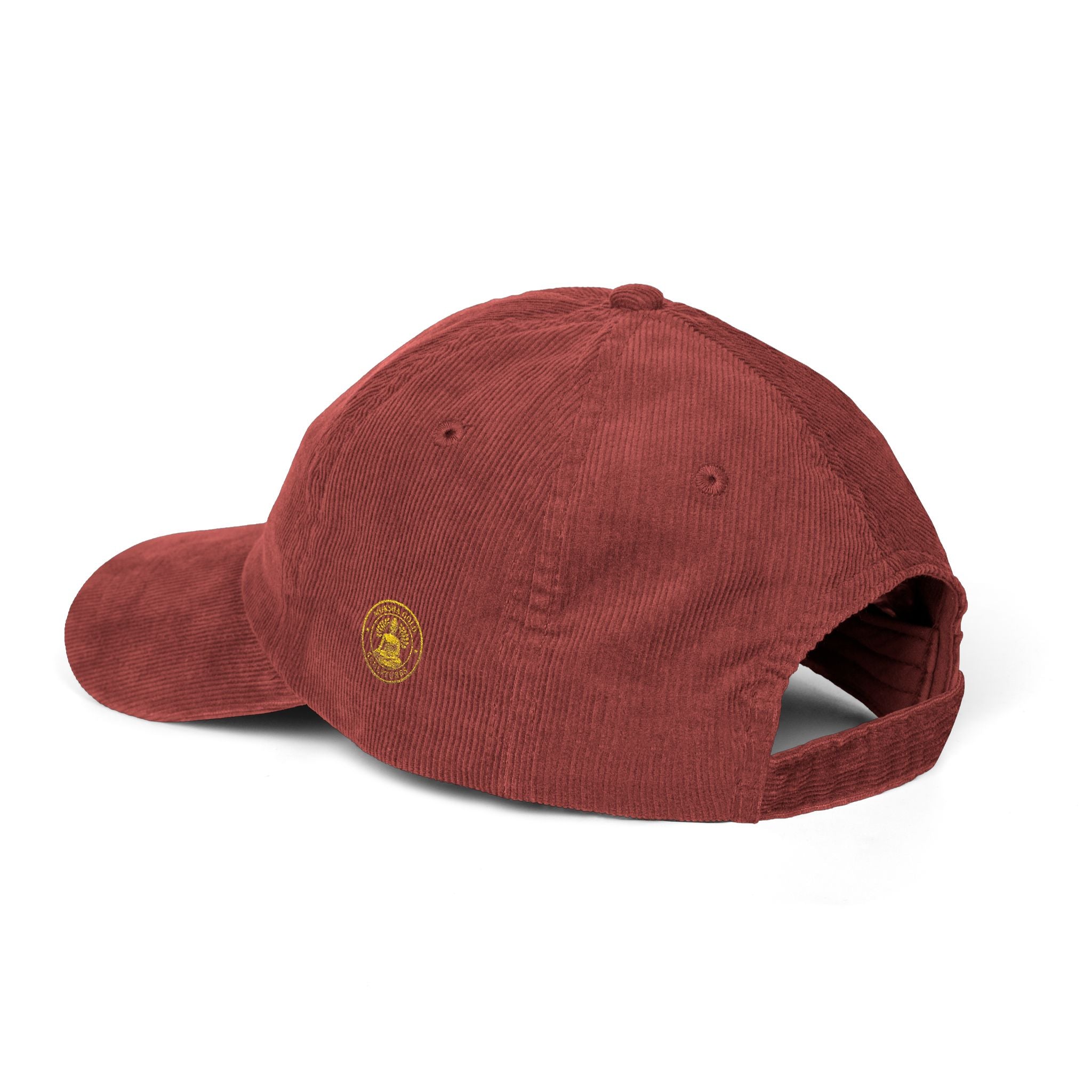Corduroy Baseball Cap — Vintage Embroidered Seal Logo