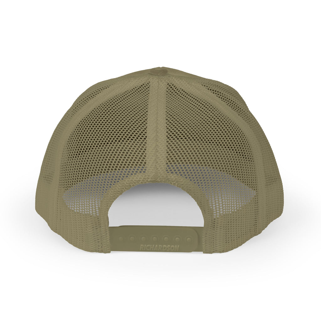 Embroidered Trucker Cap — Classic Gold Crest Snapback