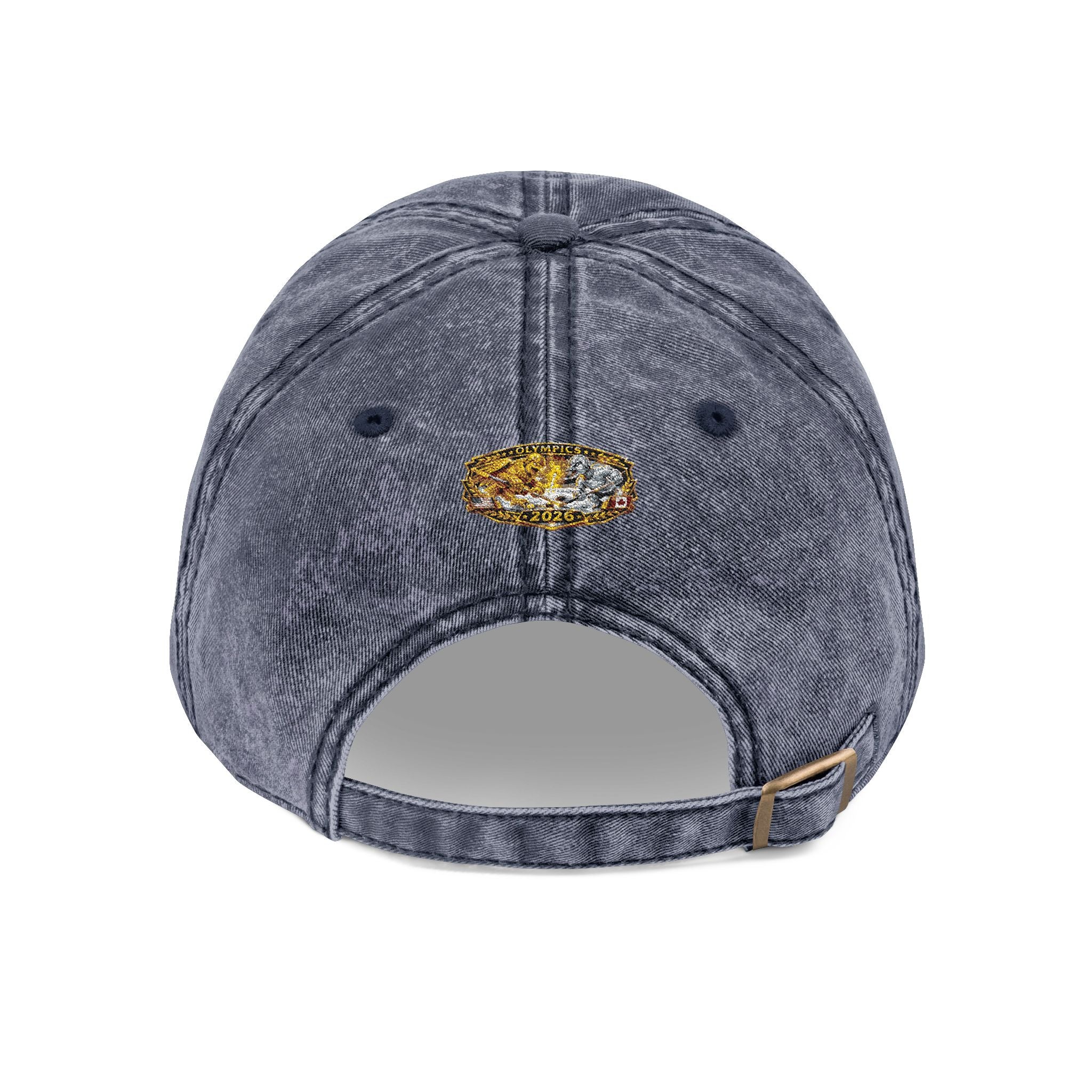 Vintage Embroidered Baseball Cap — Gold Nugget Patch