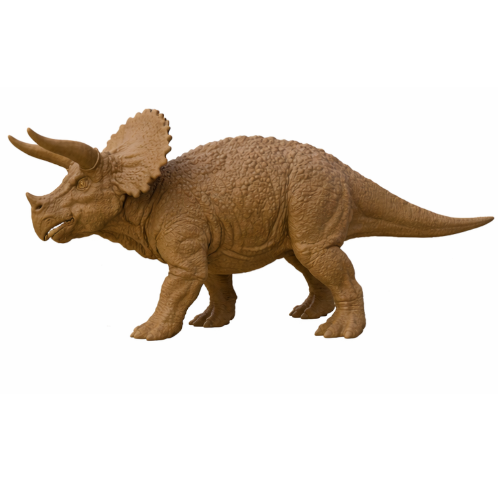 Triceratops 3D Printed Model – Dinosaur Sculpture | PLA & Smooth Nylon | Detailed Prehistoric Collectible | Various Colors