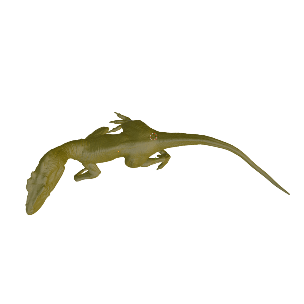 Velociraptor 3D Model – Dinosaur Sculpture | PLA / Smooth Nylon | Detailed Prehistoric Display Model | 130mm Collectible