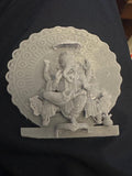 Handmade Gold Lord Ganesh Resin Statue | Hindu Decor