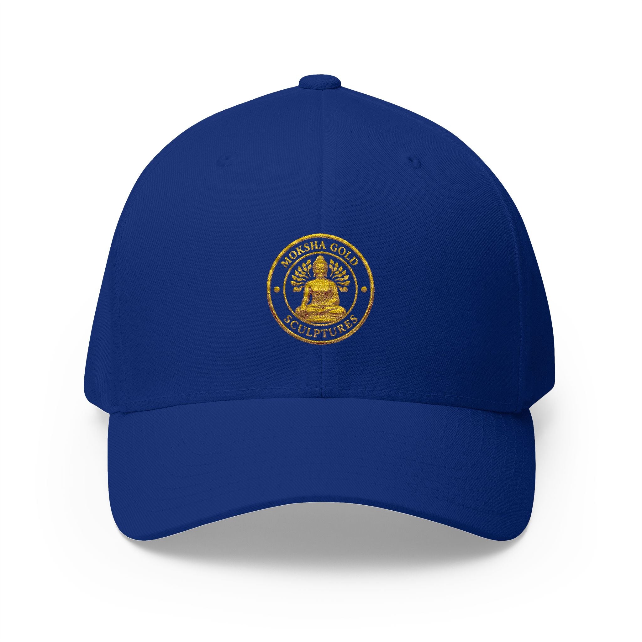 Embroidered Gold Buddha Seal Cap