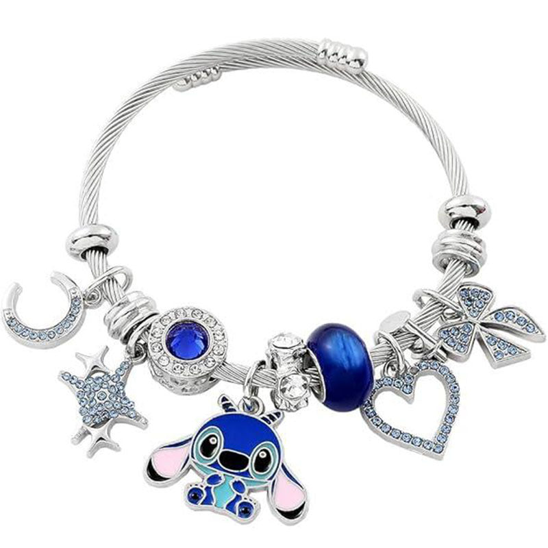 Stitch Character Bracelet - Disney Lilo & Stitch Titanium Steel Jewelry