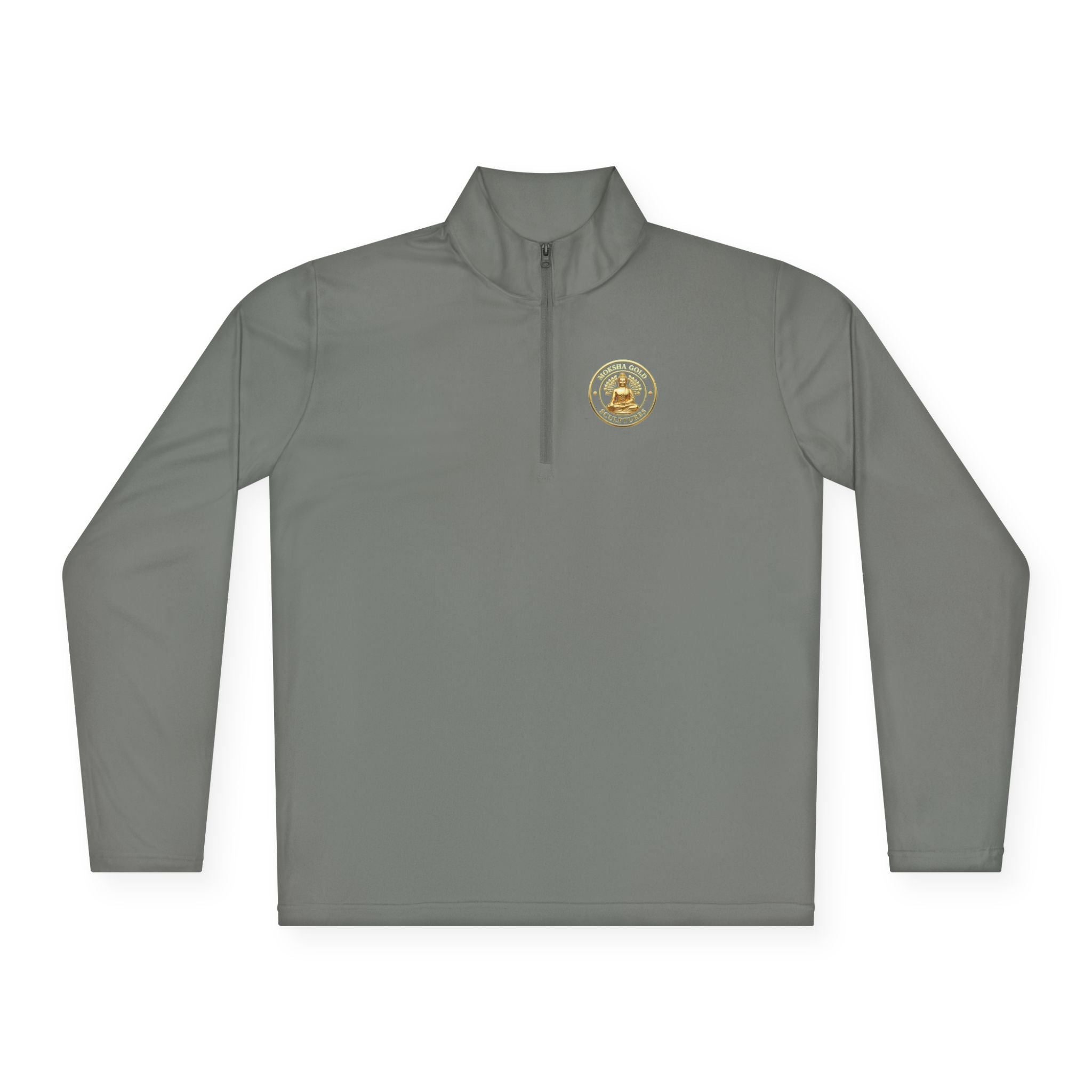 Quarter-Zip Pullover - Gold Coin Smile Logo