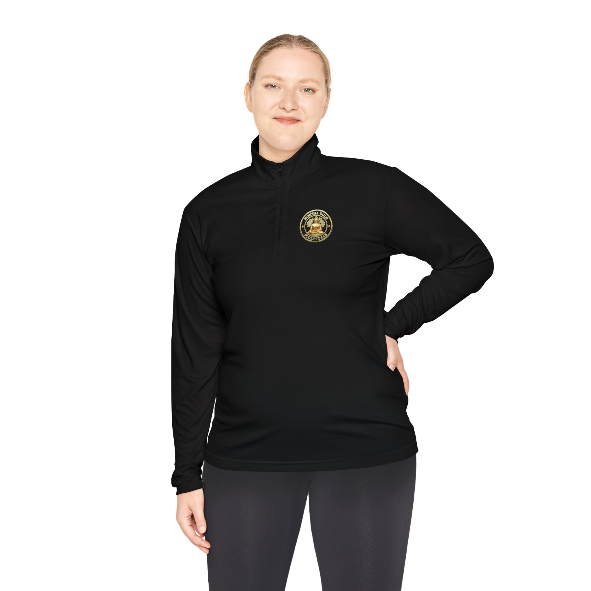 Quarter-Zip Pullover - Gold Coin Smile Logo