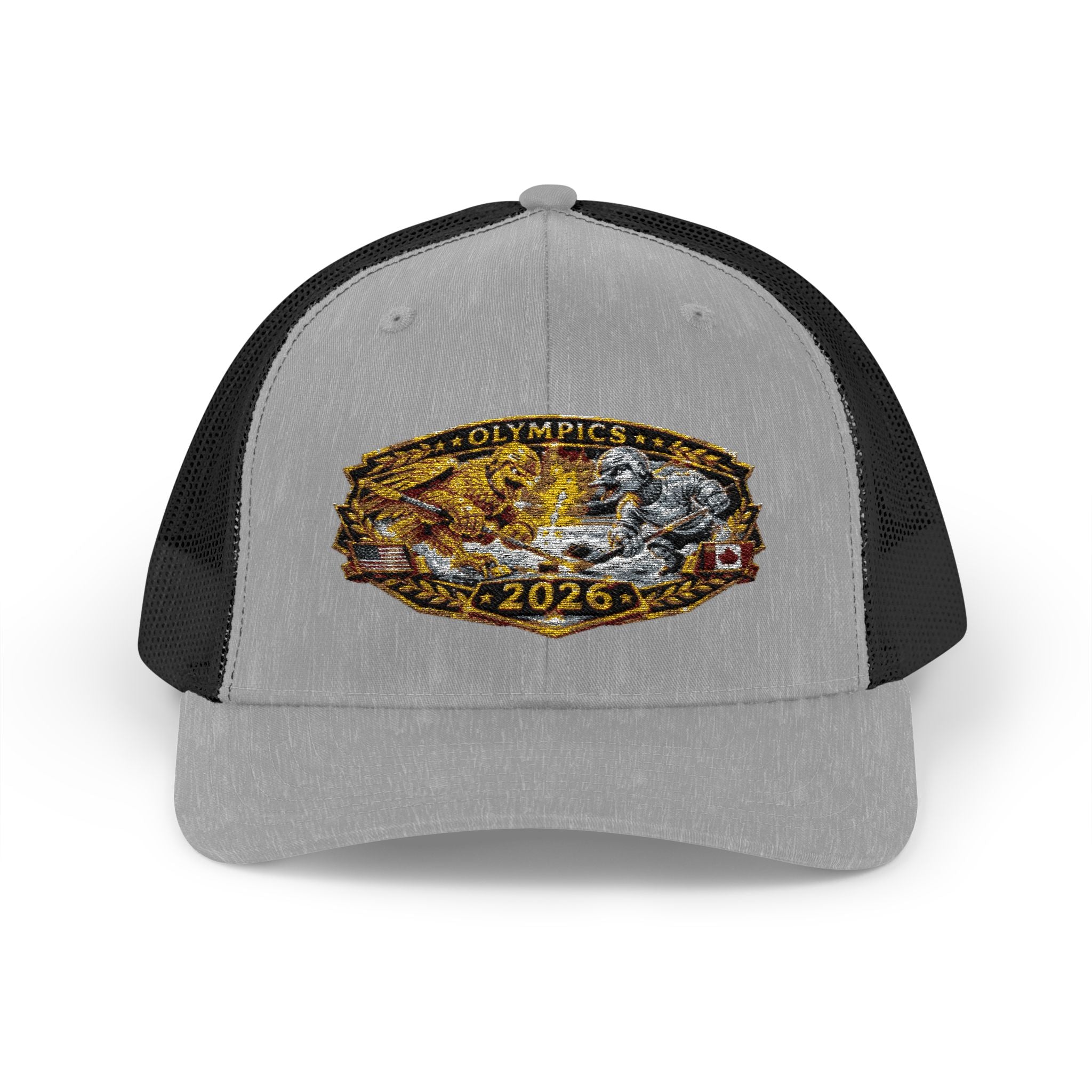 2026 Gold Rush Bear Patch Snapback Trucker Hat