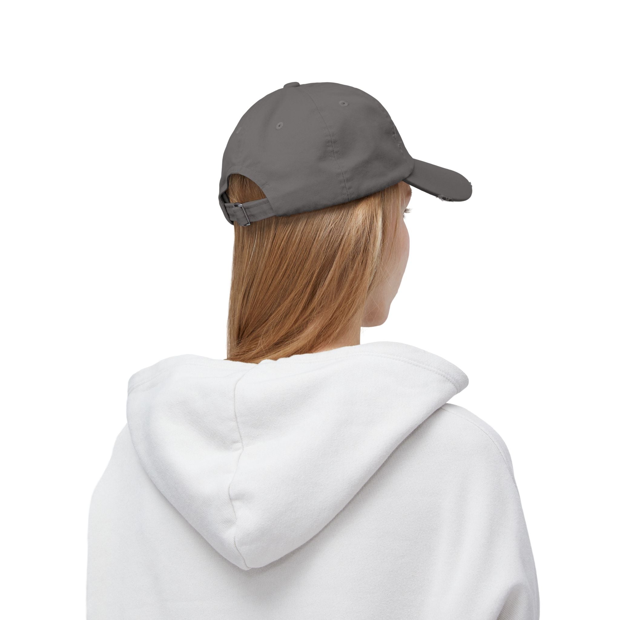Distressed Baseball Cap — 2026 Olympic Crest Vintage Patch
