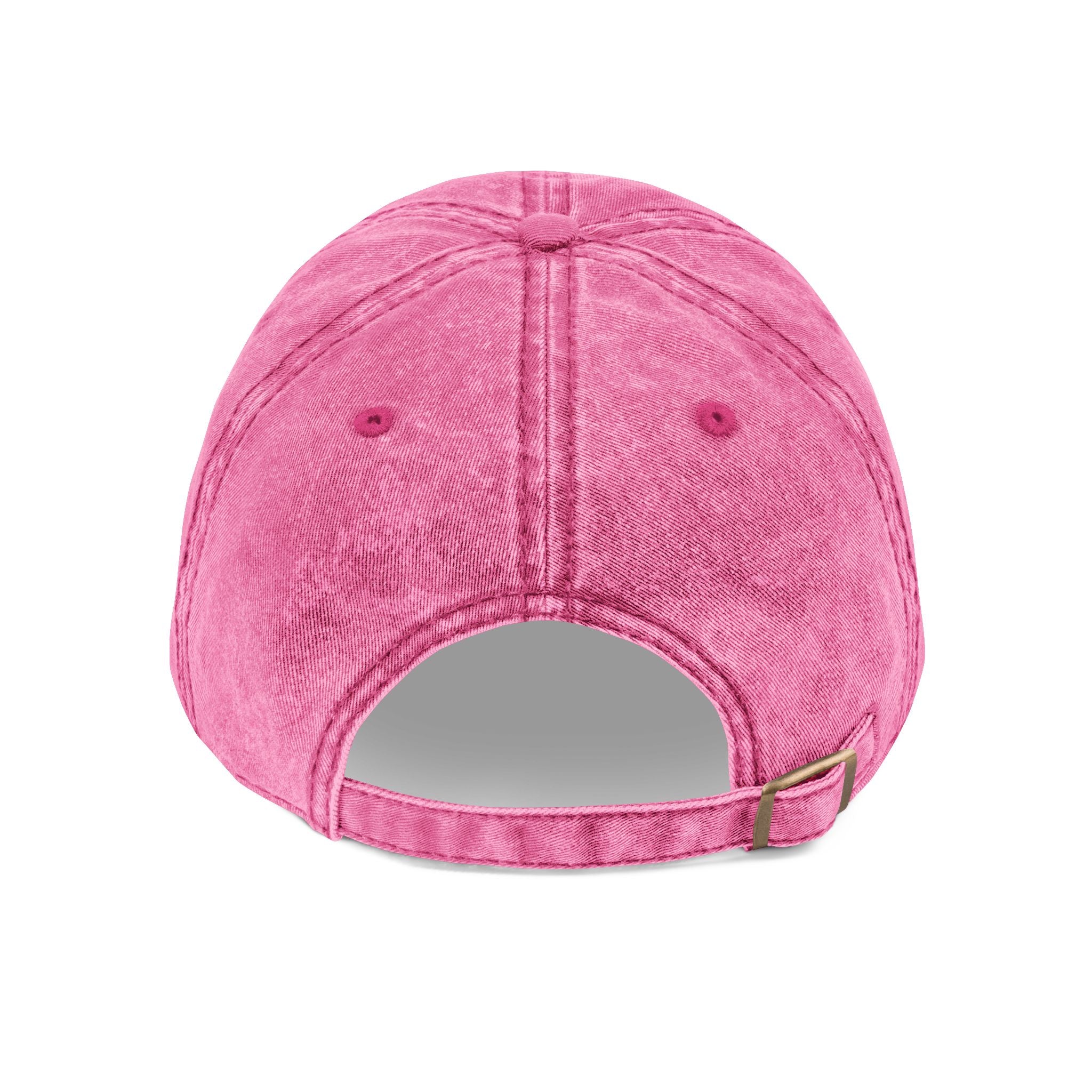 Vintage Embroidered Cap – Gold Seal Logo Hat