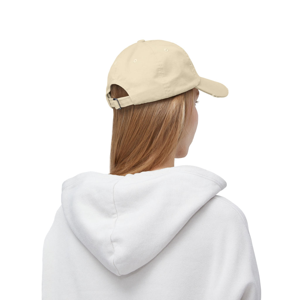 Distressed Baseball Cap — 2026 Olympic Crest Vintage Patch