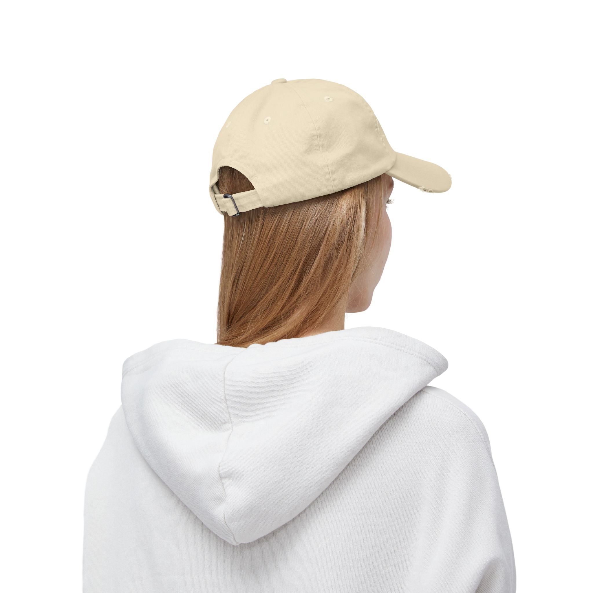 Distressed Baseball Cap — 2026 Olympic Crest Vintage Patch