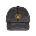 Vintage Embroidered Cap – Gold Seal Logo Hat