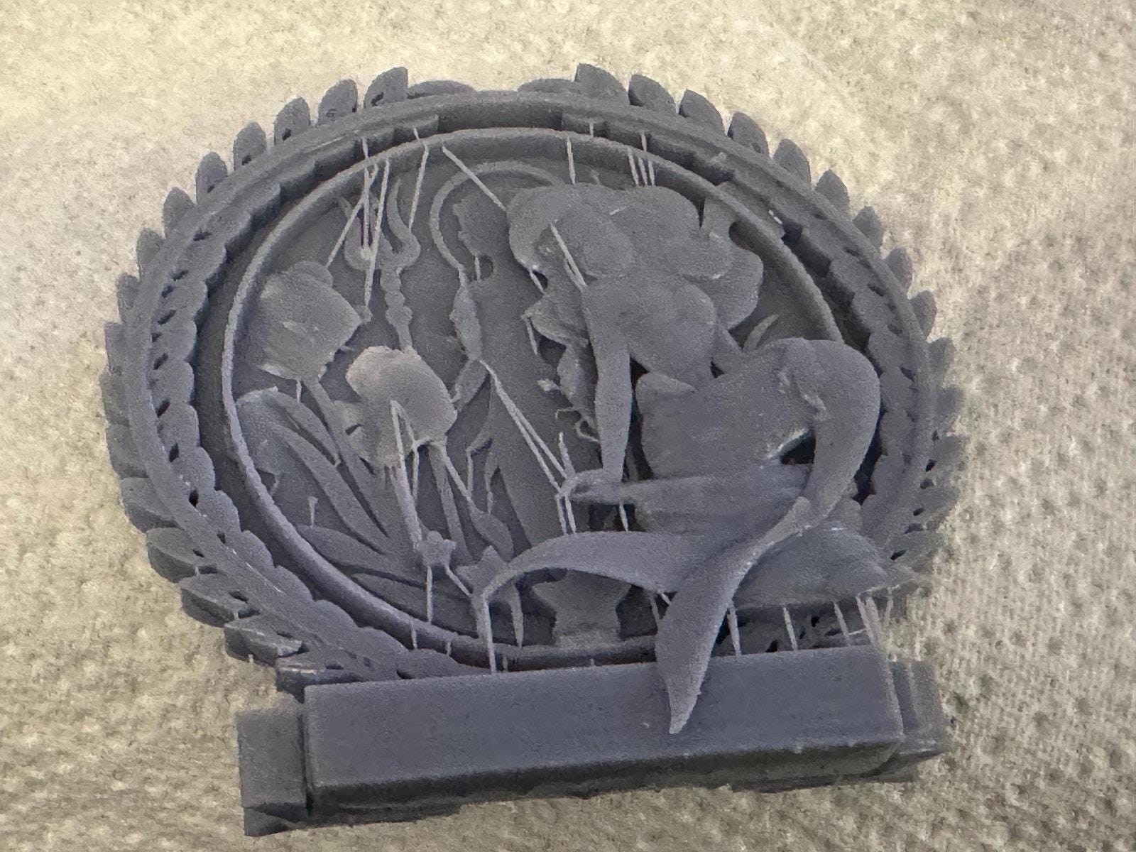 Golden Mermaid Resin Coaster – Ocean Elegance with Fish & Seaweed