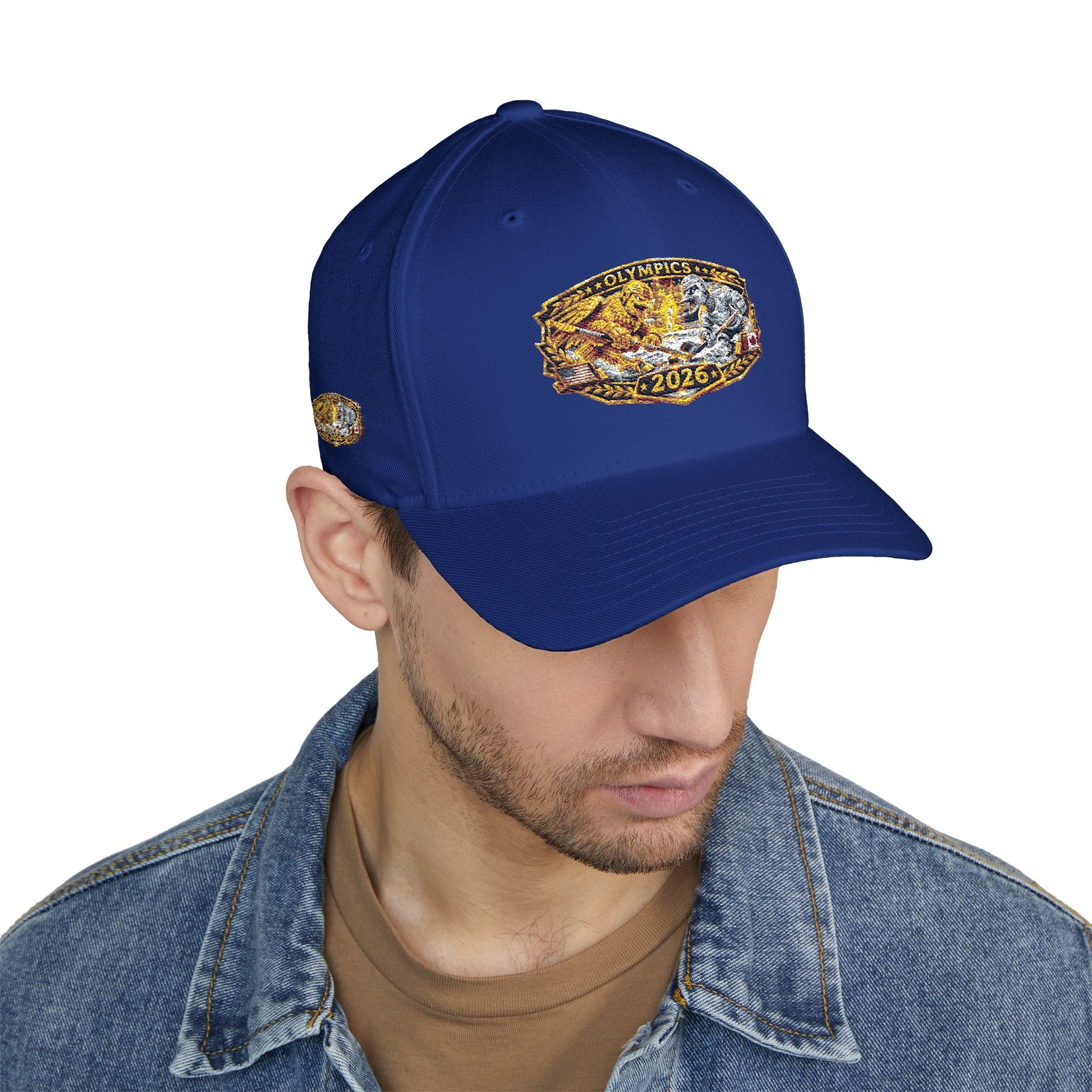 Embroidered Gold & Silver Belt-Style Patch Cap — 2023 Championship Design