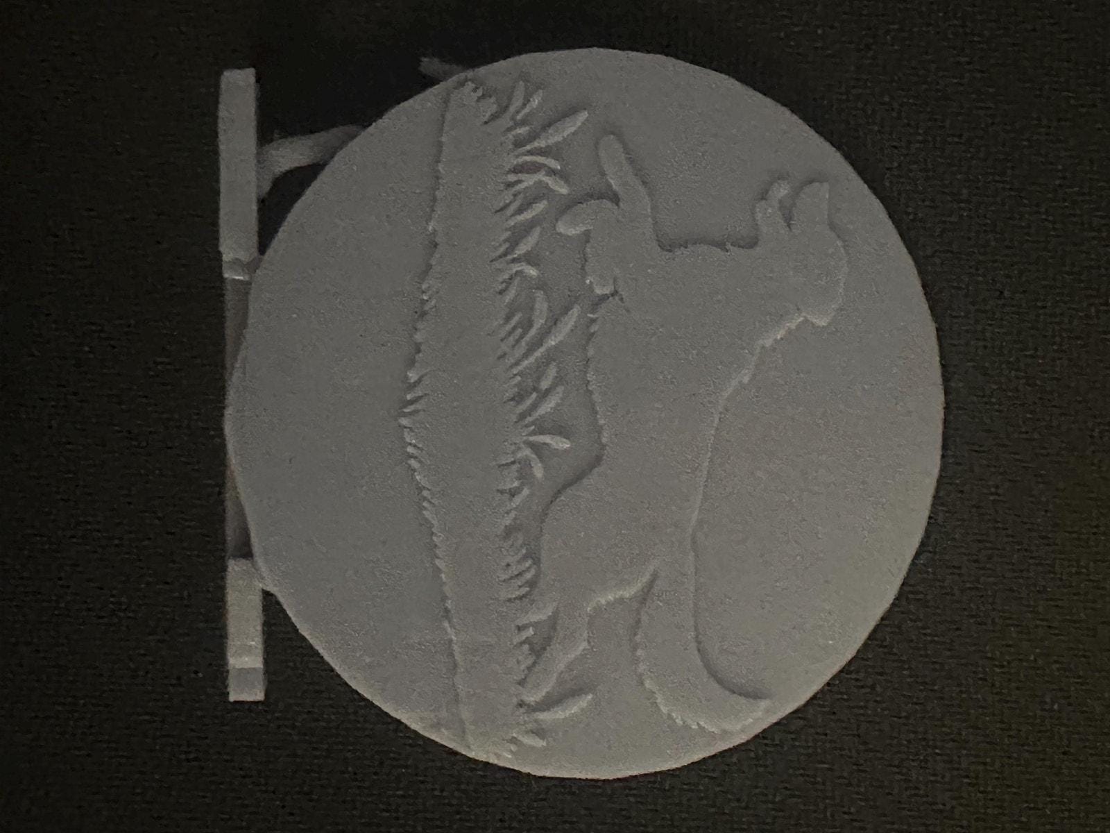 Staffordshire Bull Terrier Resin Model – Handcrafted Dog Sculpture