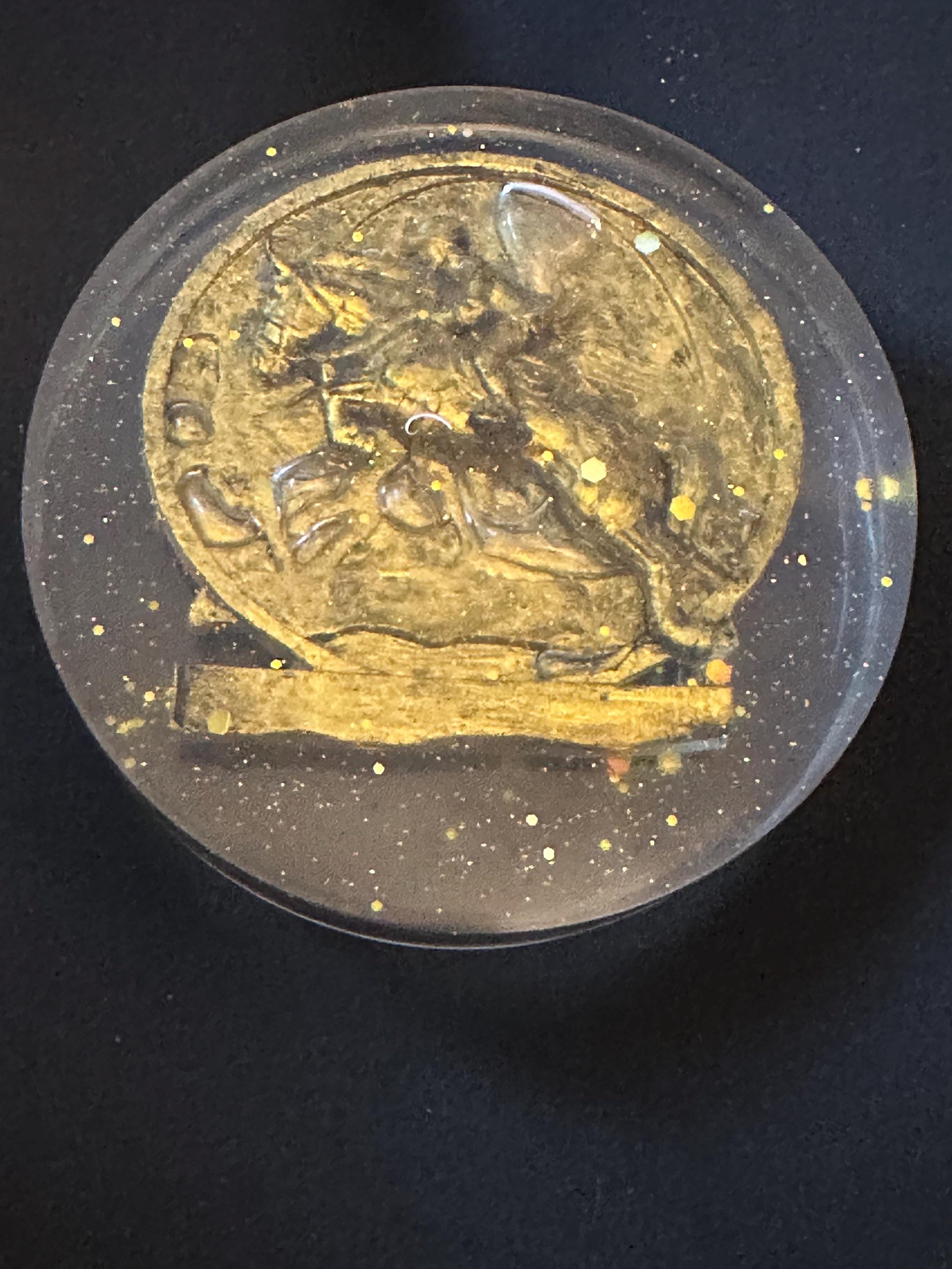 3D Equestrian Jump Resin Coaster - Handmade Horse Lover Gift