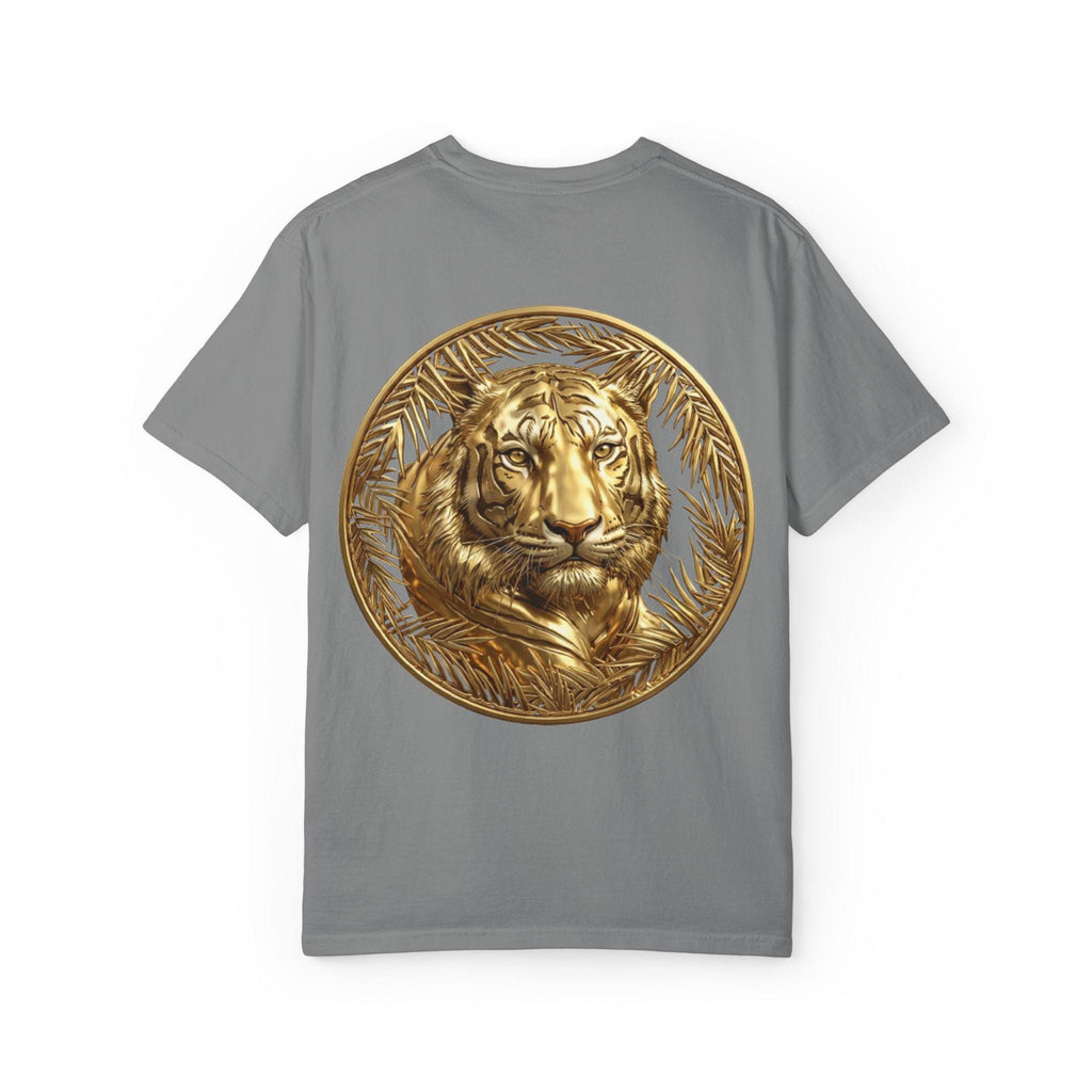 Tiger Face Profile Artwork Powerful Wild Predator Portrait with Fierce Detail and Natural Beauty