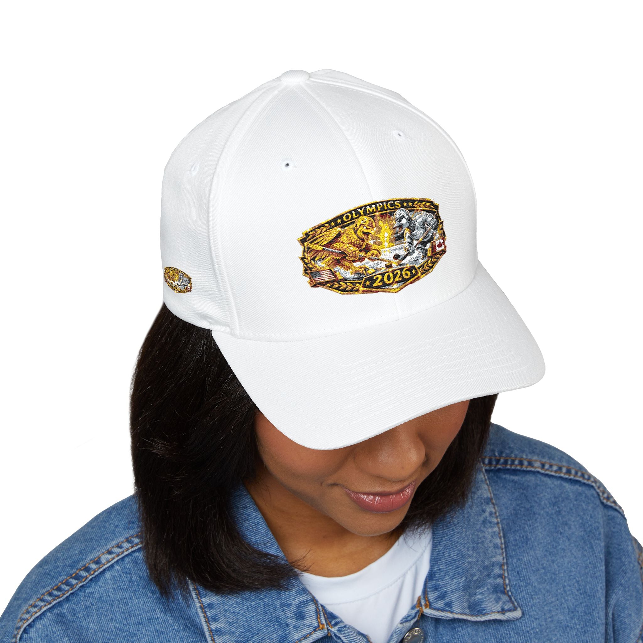 Embroidered Gold & Silver Belt-Style Patch Cap — 2023 Championship Design